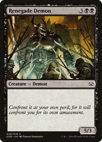 Renegade Demon from Duel Decks: Nissa vs. Ob Nixilis