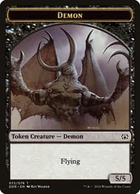 Demon Token from Duel Decks: Nissa vs. Ob Nixilis