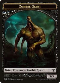Zombie Giant Token from Duel Decks: Nissa vs. Ob Nixilis