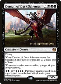 Demon of Dark Schemes from Prerelease Cards