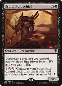 Brutal Hordechief from Commander 2016