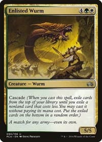 Enlisted Wurm from Planechase Anthology