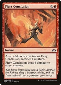 Fiery Conclusion from Planechase Anthology