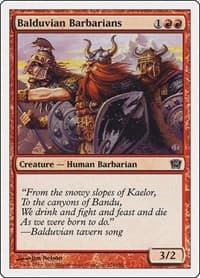Balduvian Barbarians from 9th Edition