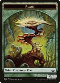 Plant // Ooze Double-Sided Token from Planechase Anthology