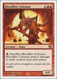 Bloodfire Colossus from 9th Edition