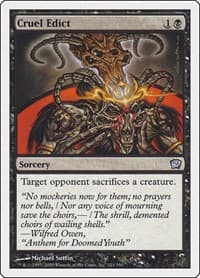 Cruel Edict from 9th Edition