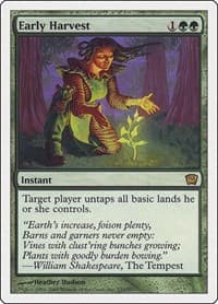 Early Harvest from 9th Edition