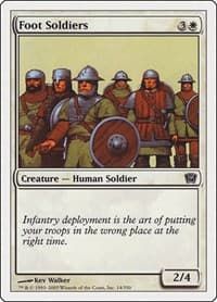 Foot Soldiers from 9th Edition