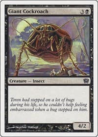 Giant Cockroach from 9th Edition