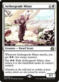 Aethergeode Miner from Prerelease Cards