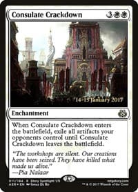 Consulate Crackdown from Prerelease Cards