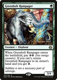 Greenbelt Rampager from Prerelease Cards