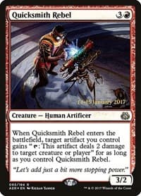 Quicksmith Rebel from Prerelease Cards