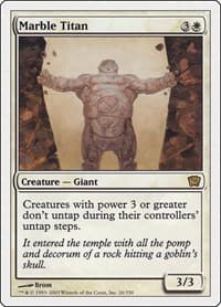 Marble Titan from 9th Edition
