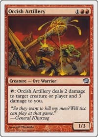 Orcish Artillery from 9th Edition