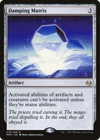 Damping Matrix from Modern Masters 2017