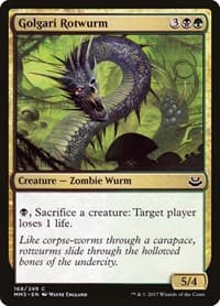 Golgari Rotwurm from Modern Masters 2017