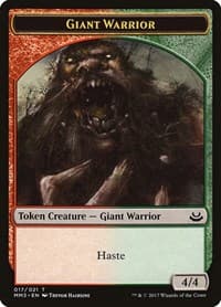 Giant Warrior Token from Modern Masters 2017