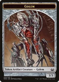 Golem Token from Modern Masters 2017