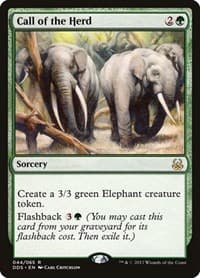 Call of the Herd from Duel Decks: Mind vs. Might