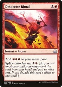 Desperate Ritual from Duel Decks: Mind vs. Might