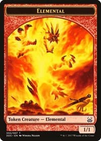 Elemental Token from Duel Decks: Mind vs. Might