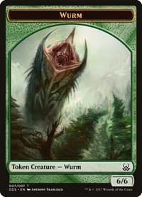 Wurm Token from Duel Decks: Mind vs. Might