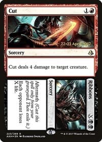 Cut // Ribbons from Prerelease Cards