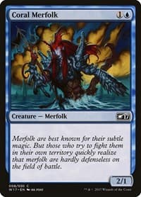 Coral Merfolk from Welcome Deck 2017