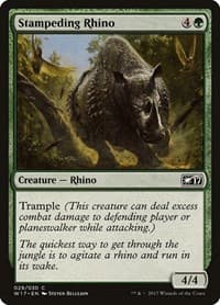 Stampeding Rhino from Welcome Deck 2017