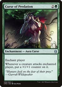 Curse of Predation from Commander Anthology