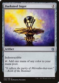 Darksteel Ingot from Commander Anthology