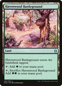 Havenwood Battleground from Commander Anthology