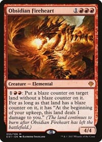 Obsidian Fireheart from Archenemy: Nicol Bolas