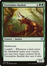 Turntimber Basilisk from Archenemy: Nicol Bolas