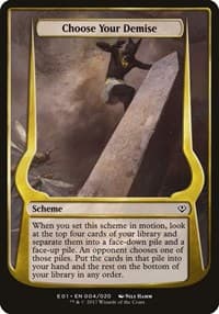 Choose Your Demise (Archenemy: Nicol Bolas) from Oversize Cards