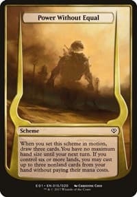 Power Without Equal (Archenemy: Nicol Bolas) from Oversize Cards