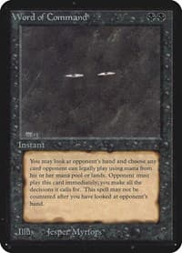 Word of Command from Alpha Edition