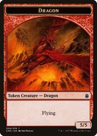 Dragon Token (006) from Commander Anthology