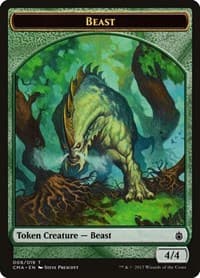 Beast Token (008) from Commander Anthology
