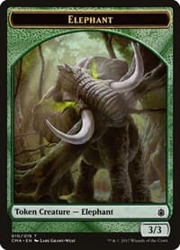 Elephant Token (010) from Commander Anthology