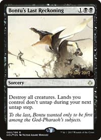 Bontu's Last Reckoning from Prerelease Cards