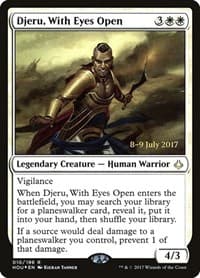 Djeru, With Eyes Open from Prerelease Cards