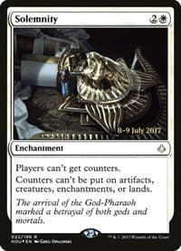 Solemnity from Prerelease Cards