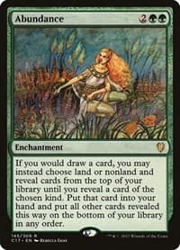 Abundance from Commander 2017