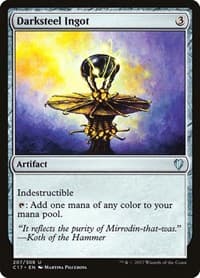 Darksteel Ingot from Commander 2017