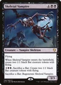 Skeletal Vampire from Commander 2017