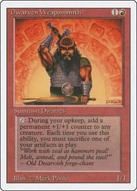 Dwarven Weaponsmith from Revised Edition