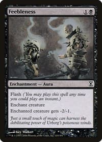 Feebleness from Time Spiral
